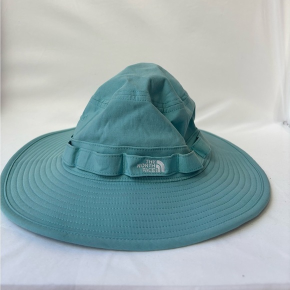 The North Face Class V Brimmer Bucket Sun Hat NWT Teal - Picture 3 of 8